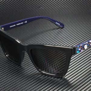 COACH Blue Black 55m Sunglasses